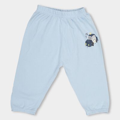 Unisex Light Blue Regular Fit Elasticated Pyjama