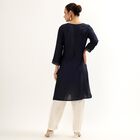 Ladies' Kurta, Navy Blue, small image number null