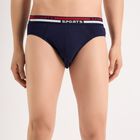Men's Cotton Brief, Navy Blue, small image number null
