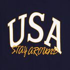 Boys' Half Sleeves T-Shirt, Navy Blue, small image number null