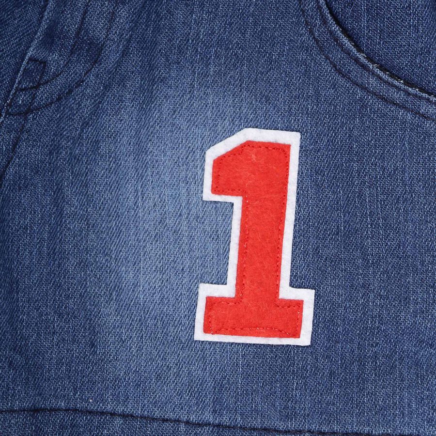 Infants Cut & Sew Baba Suit, Navy Blue, large image number null
