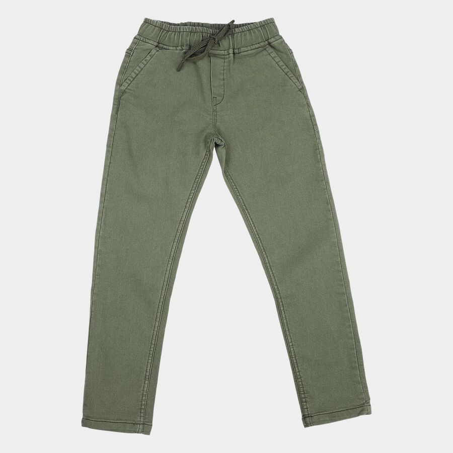 Boys' Jeans, Olive, large