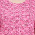 Round Neck T-Shirt, रानी (फ्यूशिया), small image number null