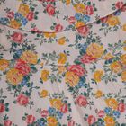 Girls' Off White Cotton Blend Casual Frock, ऑफ व्हाइट, small