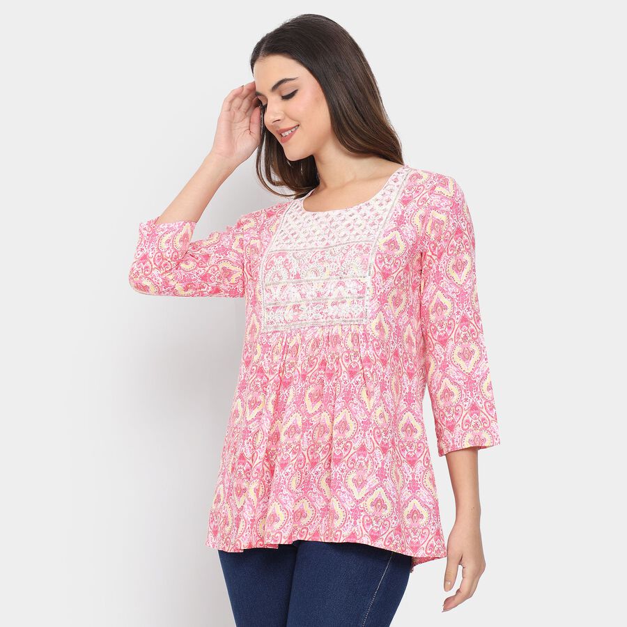 Ladies' Kurti , गुलाबी, large image number null