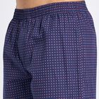Men's 100% Cotton Boxers , नेवी ब्लू, small