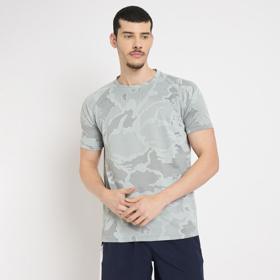 Men's Drifit T-Shirt , गहरा ग्रे, large