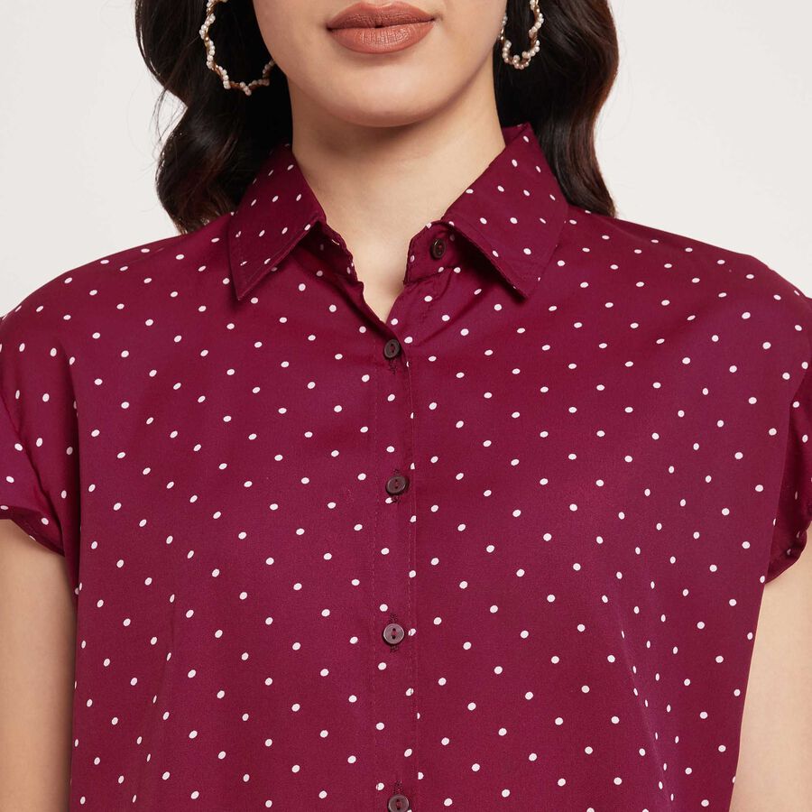 All Over Print Shirt, बैंगनी, large image number null