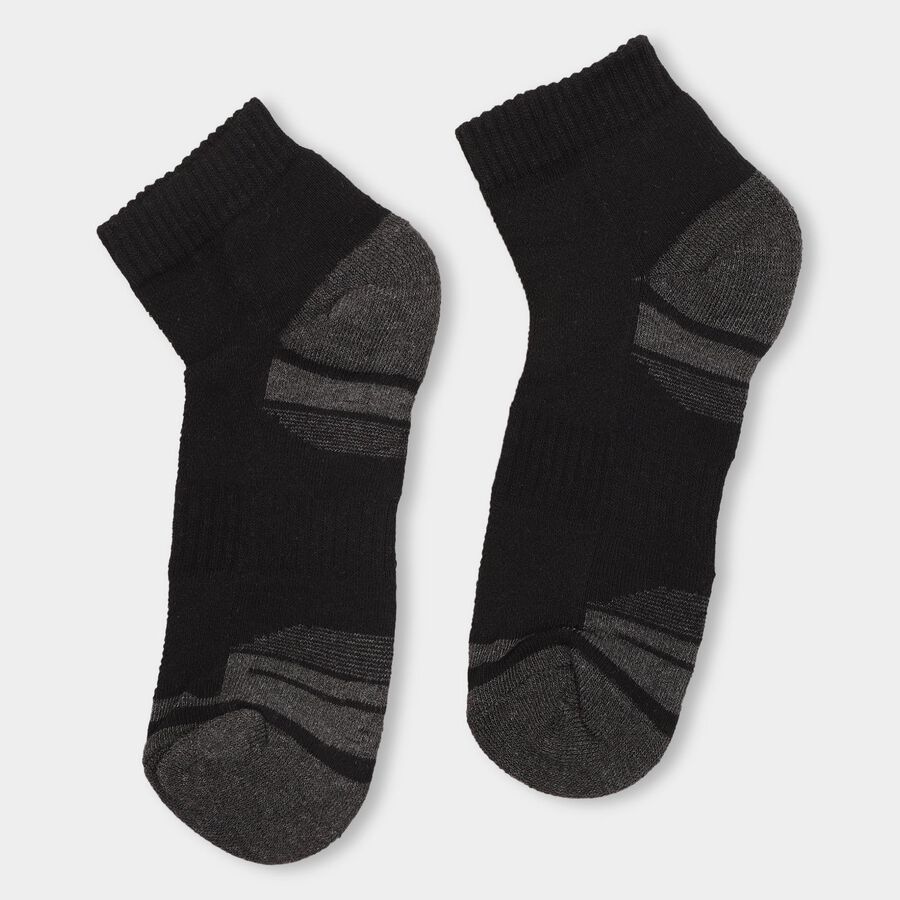 Men's Socks (Pack of 3), मिश्रित हल्का ग्रे, large