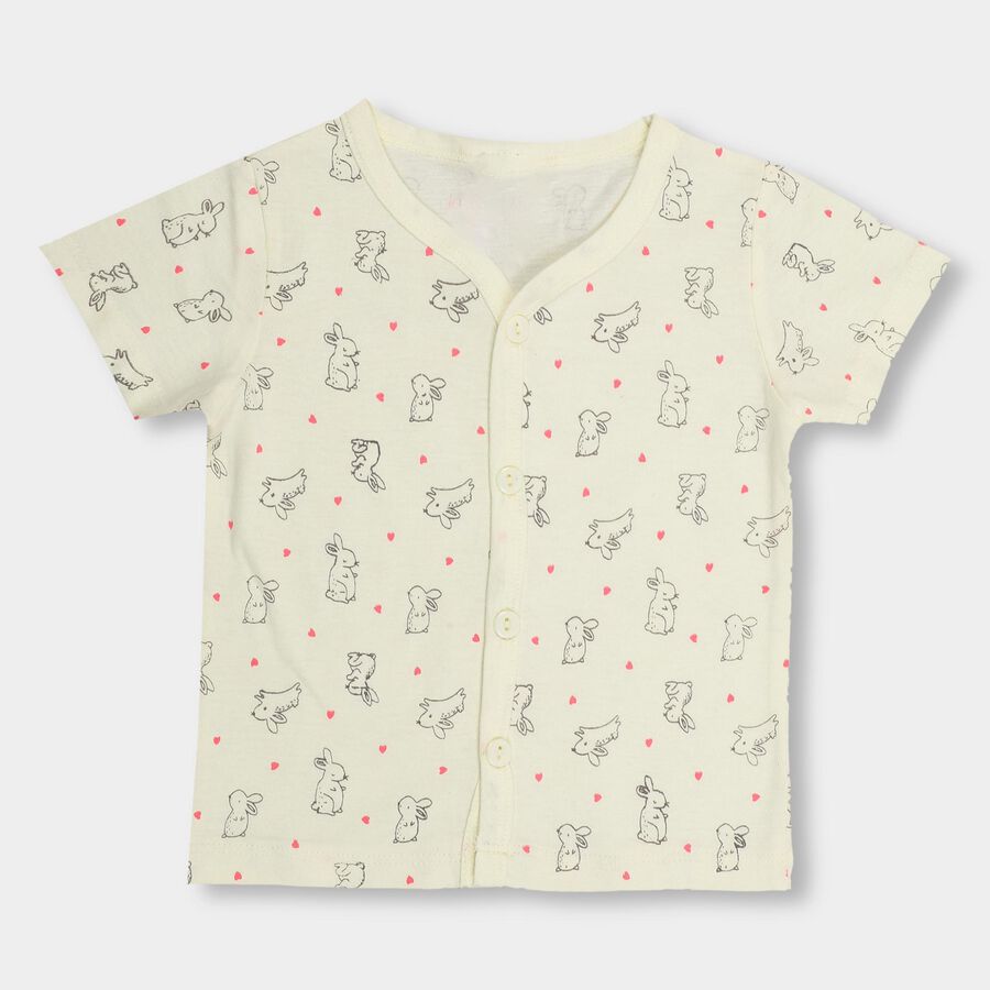 Infants' 100% Cotton T-Shirt , Yellow, large image number null
