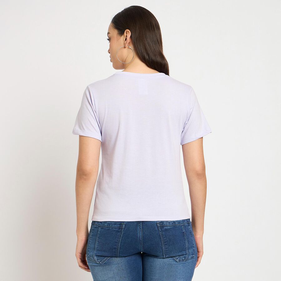 Ladies' Round Neck T-Shirt , Lilac, large image number null