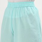 Women's Light Aqua Blue Cotton Embroidered Ethnic Set, Light Blue, small image number null