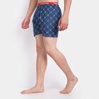 Cotton Printed Boxers, Dark Blue, small image number null