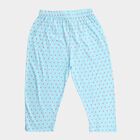 Girls Aqua Regular Fit Solid Capri, एक्वा, small