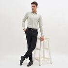 Men's Formal Shirt, Light Green, small