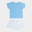 Infants Cotton Baba Suit, Melange Blue, small image number null