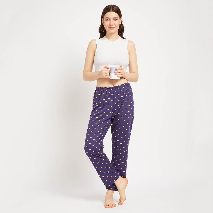 All Over Print Pyjama, Navy Blue, large image number null