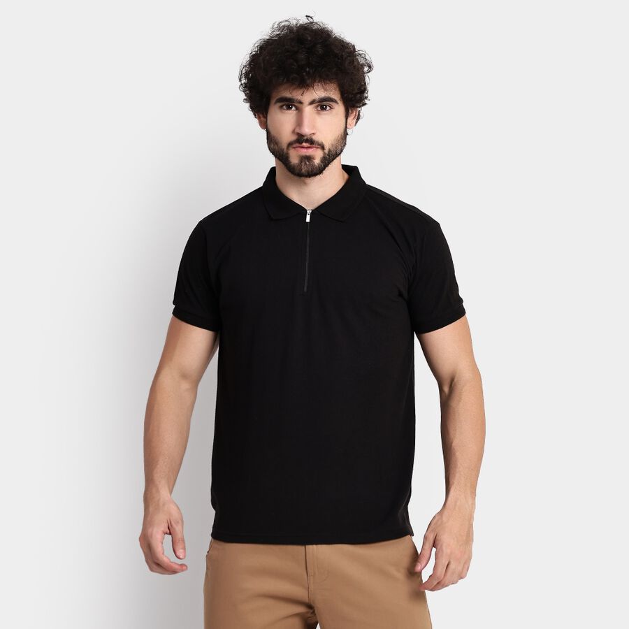 Men's T-Shirt, Black, large image number null