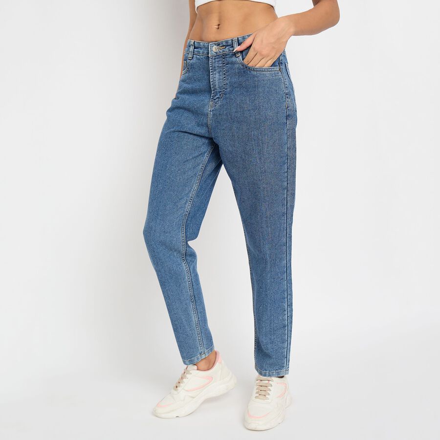 Ladies' Jeans, हल्का नीला, large image number null