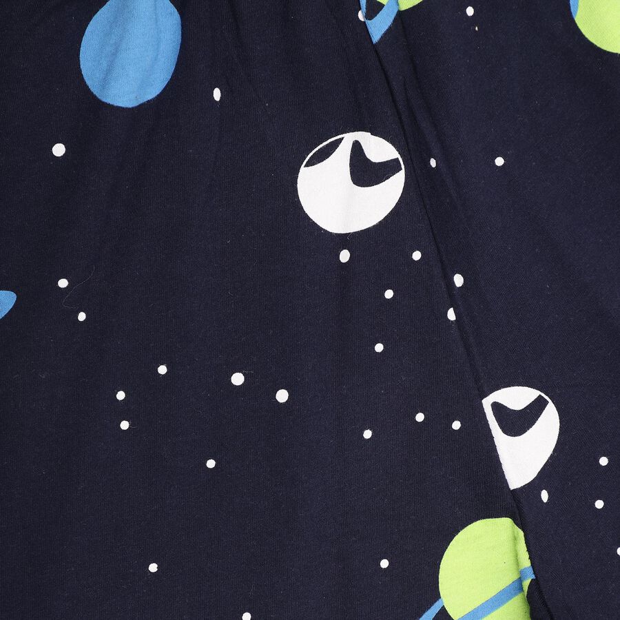 Boys' 100% Cotton Suit Night, नेवी ब्लू, large image number null