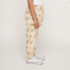 Girls' Cream Cherry Printed Elastic Waist Pyjama, ऑफ व्हाइट, small image number null