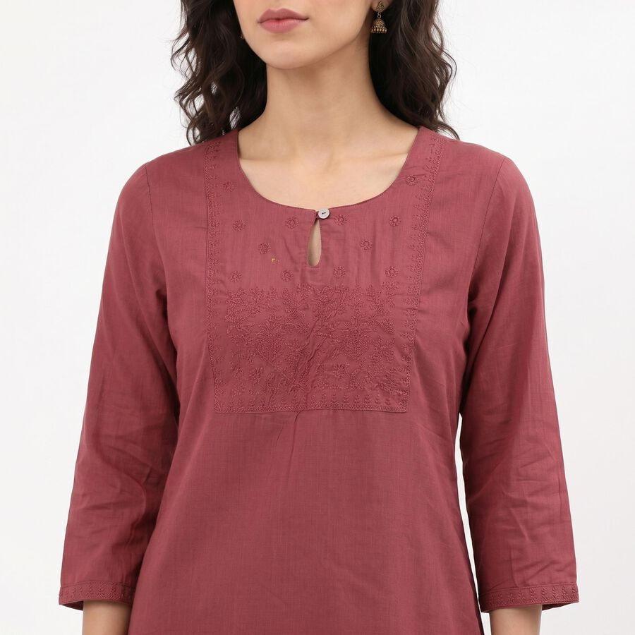 Ladies' Kurta, Purple, large
