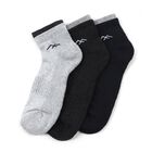 Men's Light Grey and Black Regular Fit Ankle Length Socks Pack of 3, नेवी ब्लू, small image number null
