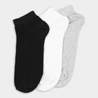 Men's Socks (Pack of 3), मिश्रित हल्का ग्रे, small image number null