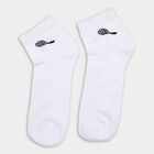 Men's Socks (Pack of 3), सफ़ेद, small