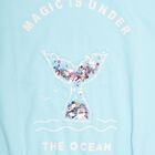 Girls' 100% Cotton T-Shirt, Light Blue, small image number null