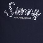 Girls' 100% Cotton T-Shirt, नेवी ब्लू, small image number null