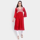 Ladies' Kurta , Red, small image number null