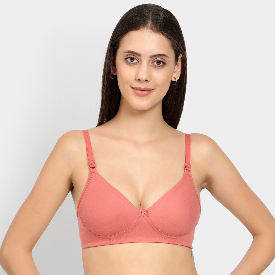 Ladies' Non-Padded Bra, Pink, large image number null