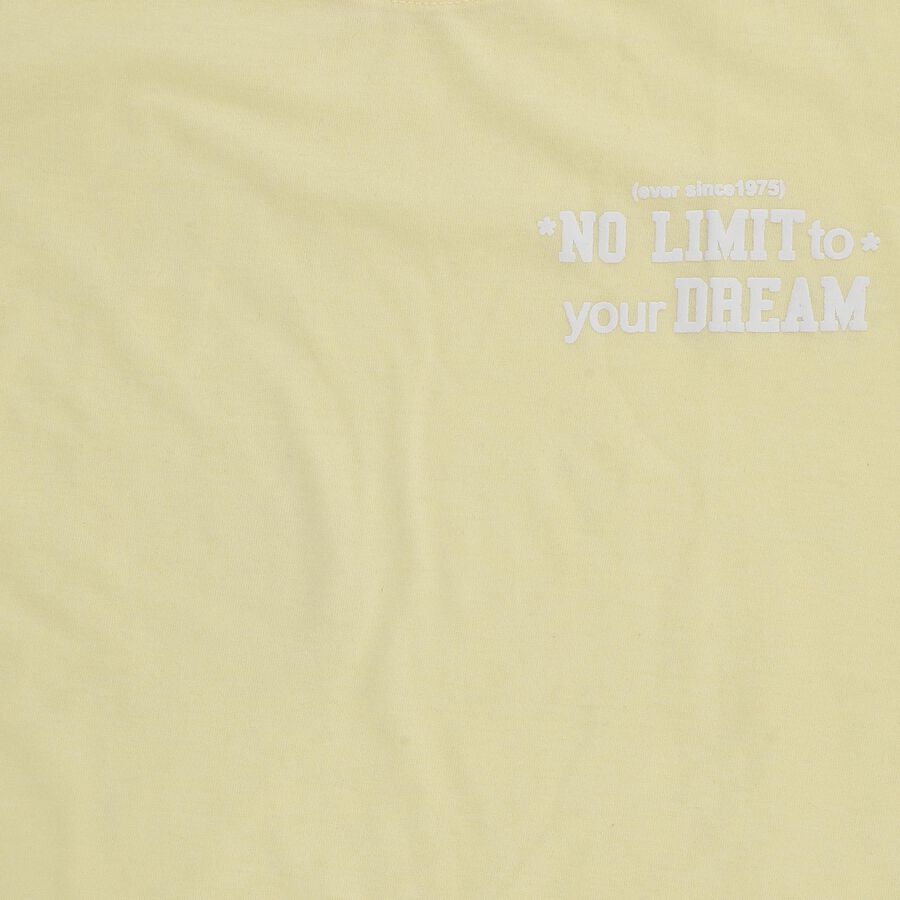 Boys' Half Sleeves T-Shirt, Yellow, large image number null