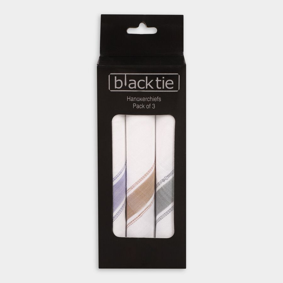 Men's Hanky, White, large image number null