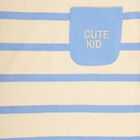 Infant Boys' 100% Cotton Baba Suit, Mid Blue, small image number null