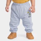 Infants' Light Blue Jogger Graphic Printed Cotton Pyjama, Light Blue, small
