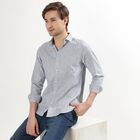 Men's Light Grey Slim Fit Casual Shirt, Light Grey, small image number null