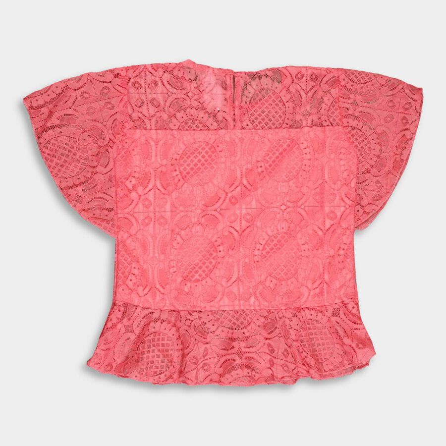 Girls' T-Shirt, Coral, large image number null