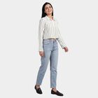 Women's White Classic Shirt, सफ़ेद, small