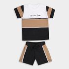 Infant Boys' 100% Cotton Baba Suit , चारकोल, small image number null