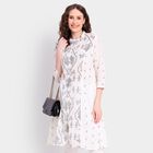 Ladies' 100% Cotton Kurta, सफ़ेद, small image number null