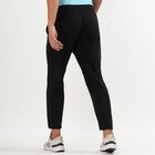 Women's Jet Black Regular Fit Cut And Sew Track Pants, काला, small image number null