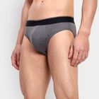 Men's Briefs , Charcoal, small
