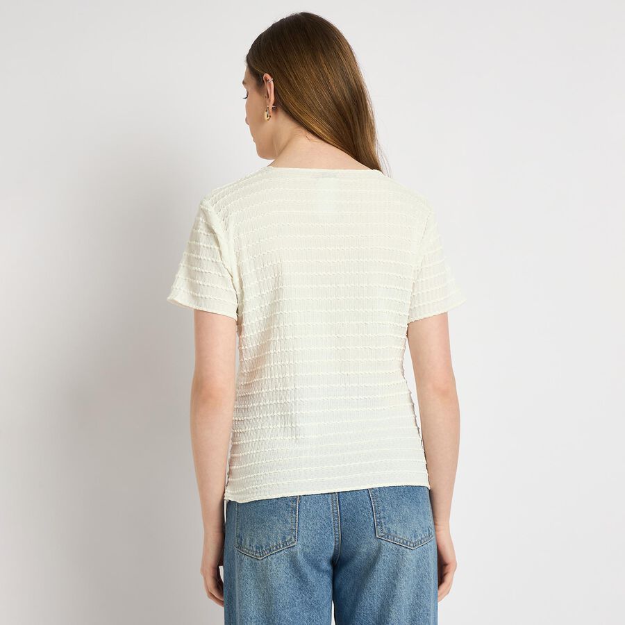 Ladies' Top , Off White, large