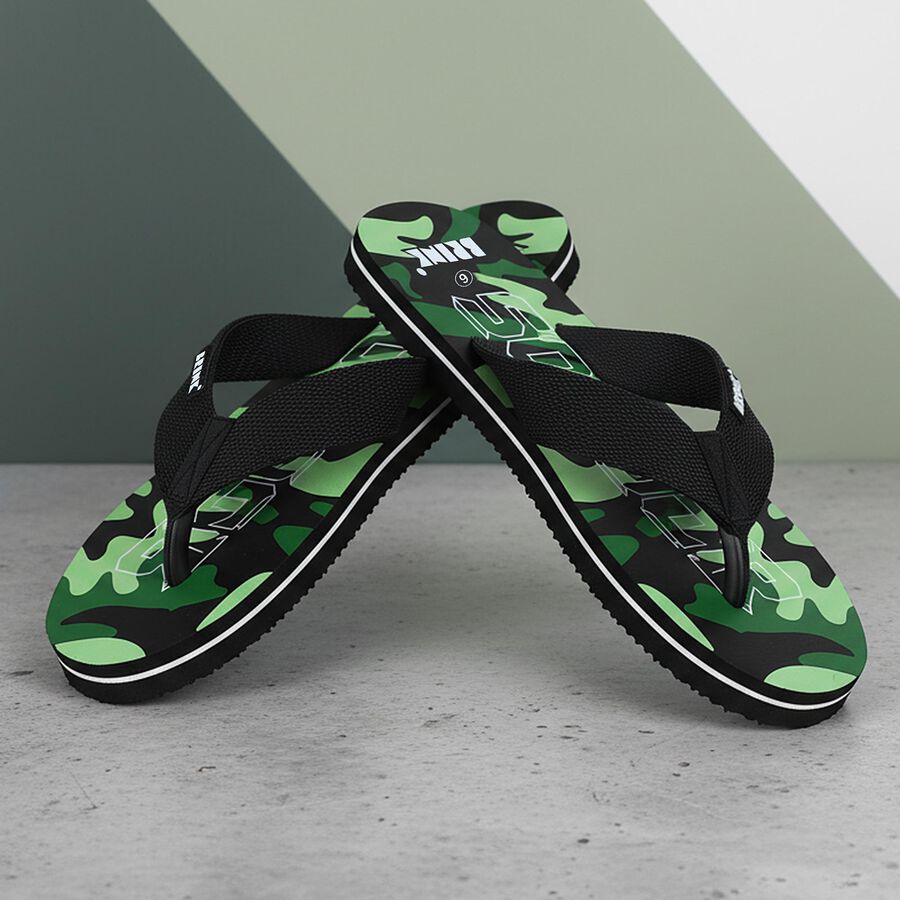 Men's Slipper, Green, large