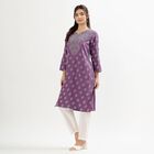 Ladies' Kurta, Purple, small image number null