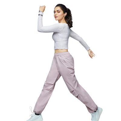 Ladies' 100% Cotton High Rise Trouser