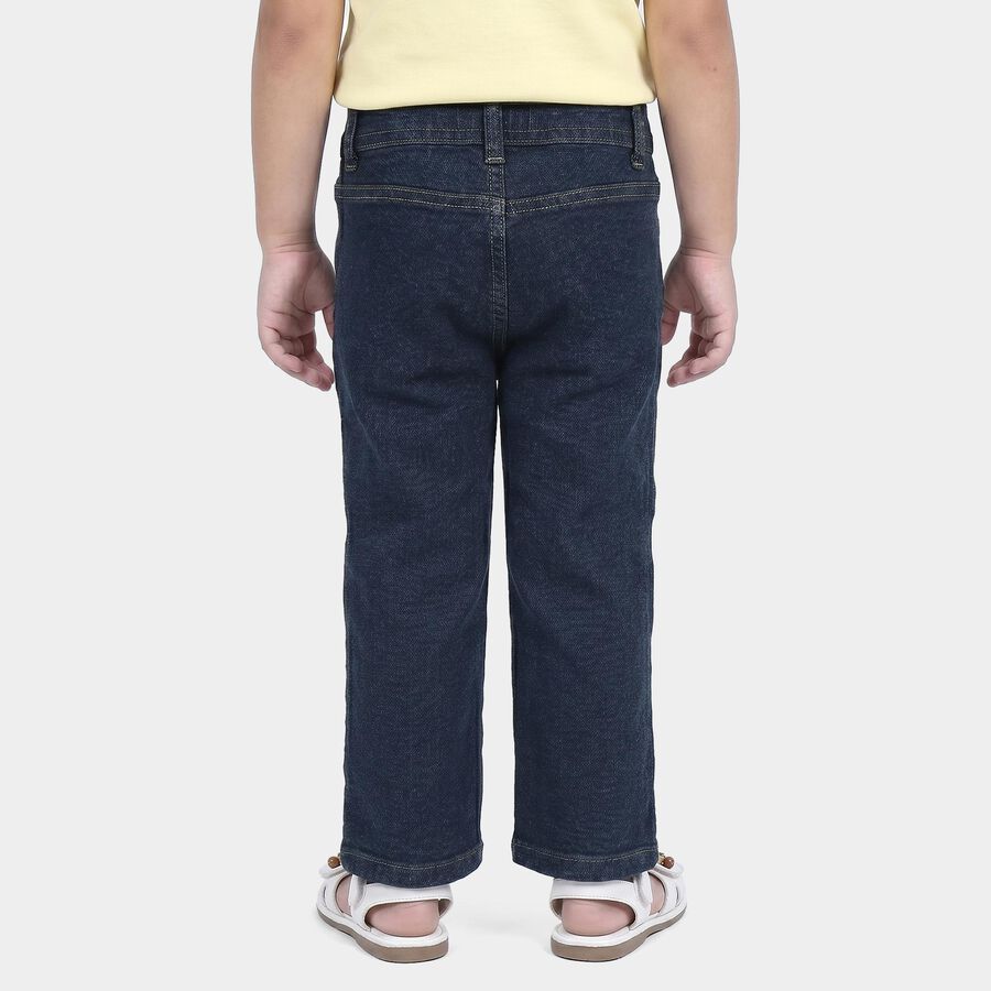 Girls' Jeans, Dark Blue, large