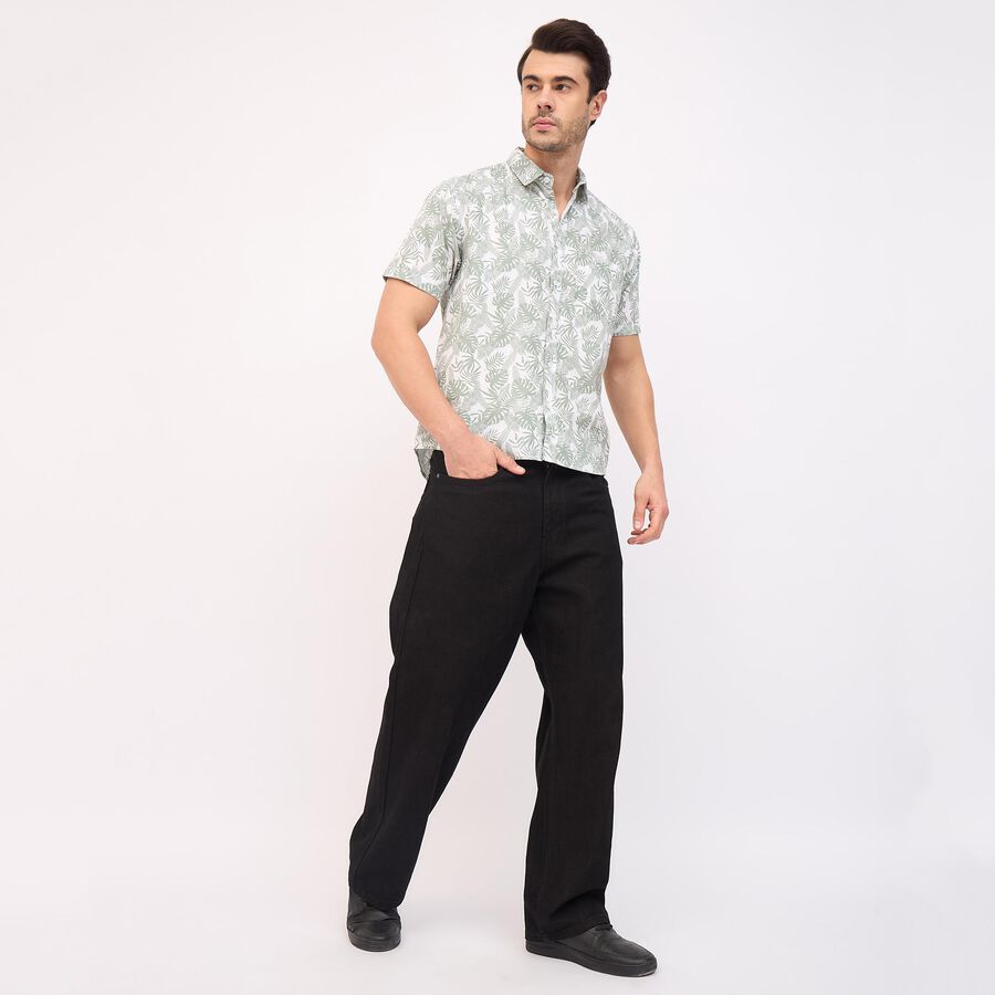 Men's 100% Cotton Casual Shirt, हल्का हरा, large image number null